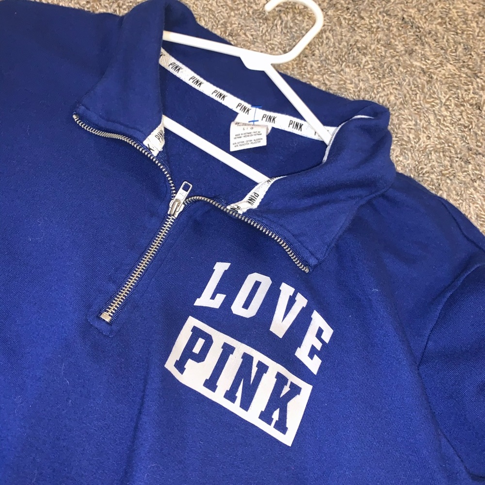 Pink half zip sweatshirt🤩🤩